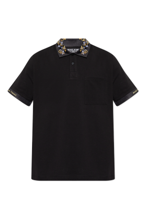 Versace Polo with Lurex thread | Men's Clothing | Vitkac